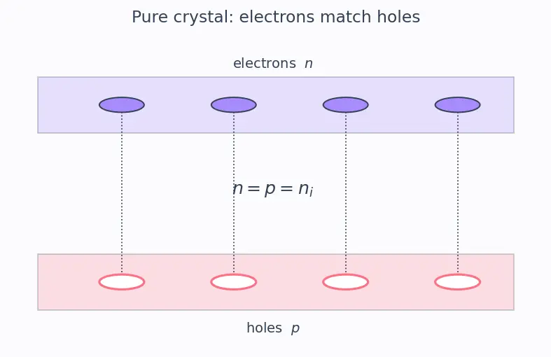 Figure — Electron-hole pair generation