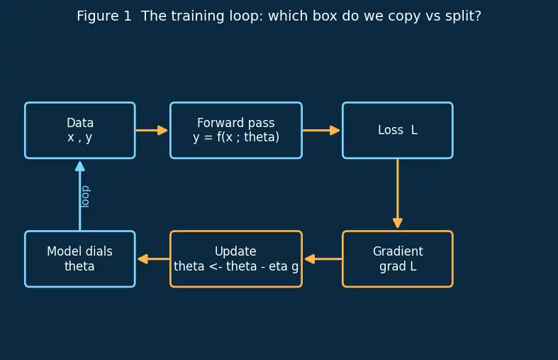 Figure — Distributed training overview