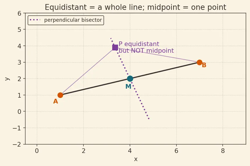 Figure — Midpoint formula
