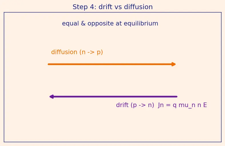 Figure — Formation of a PN junction