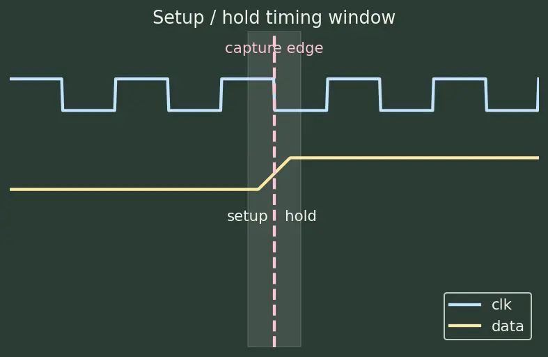 Figure — Timing analysis basics (static timing)