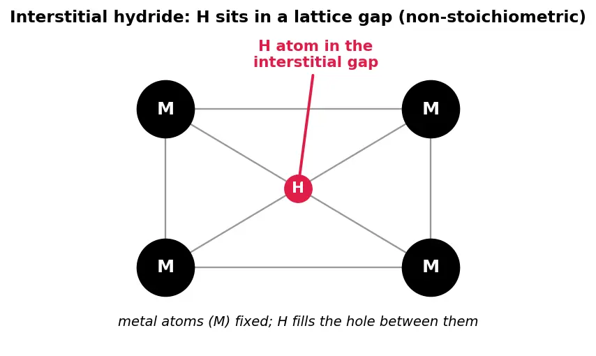 Figure — Hydrides — ionic, covalent, interstitial