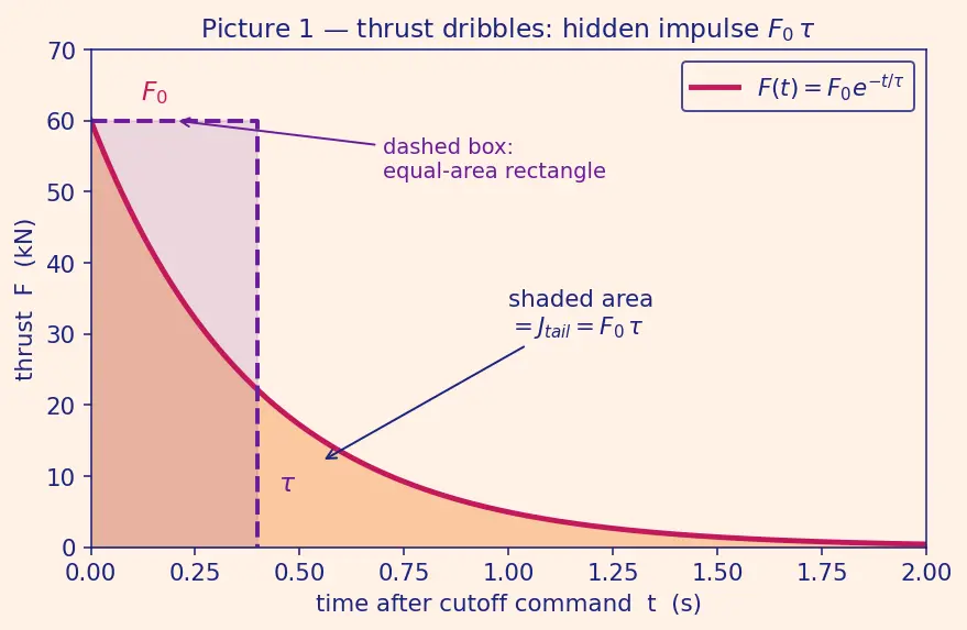 Figure — Staging events — separation dynamics, thrust tail-off