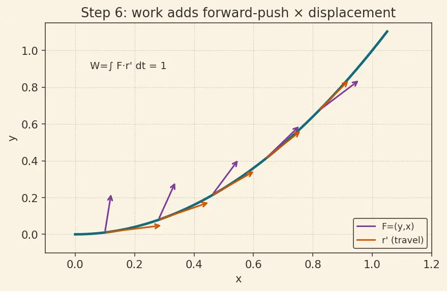 Figure — Line integrals — scalar and vector, work done