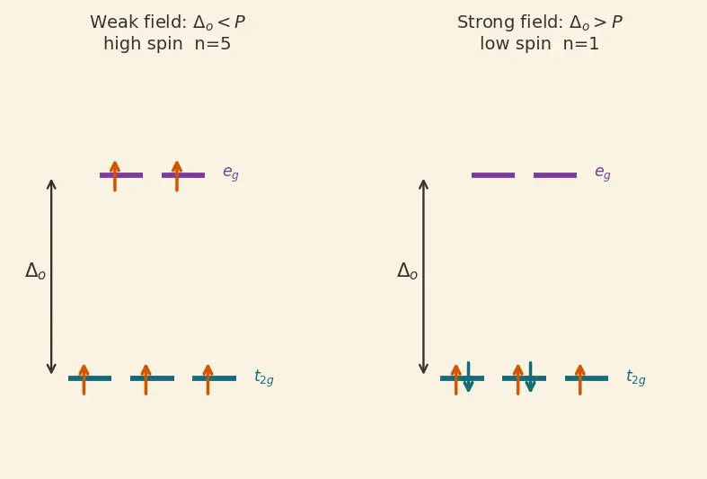 Figure — Magnetic moments of complexes
