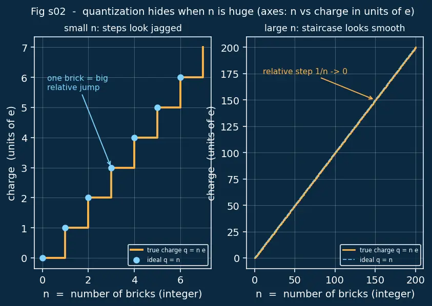 Figure — Electric charge — properties, quantization, conservation