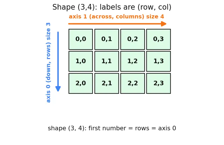 Figure — Broadcasting — rules, why it works, gotchas