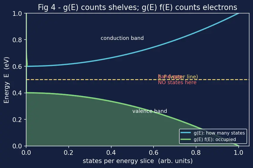 Figure — Fermi level and Fermi-Dirac distribution
