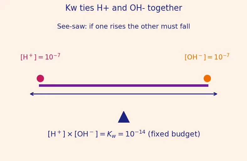 Figure — Salt hydrolysis — pH of salt solutions (4 cases -  SA - SB, SA - WB, WA - SB, WA - WB)