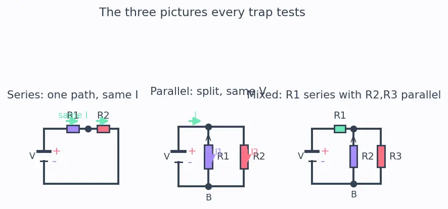 Figure — Series and parallel resistance