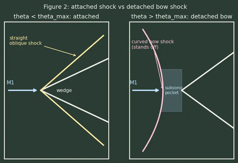 Figure — Oblique shock waves — θ-β-M relation