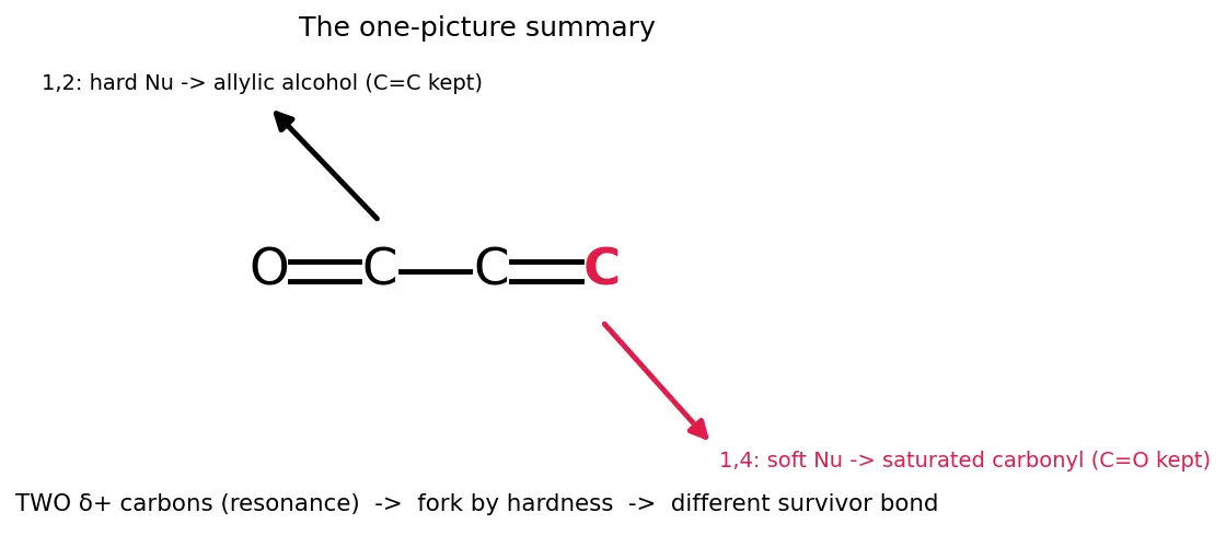 Figure — α,β-Unsaturated carbonyls — Michael addition, 1,2 vs 1,4 addition