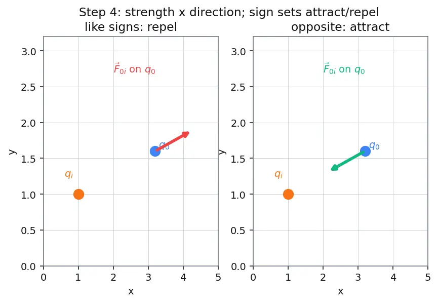 Figure — Superposition principle for forces