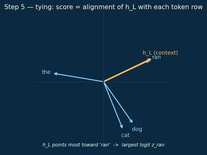 Figure — Embedding layers and tied weights