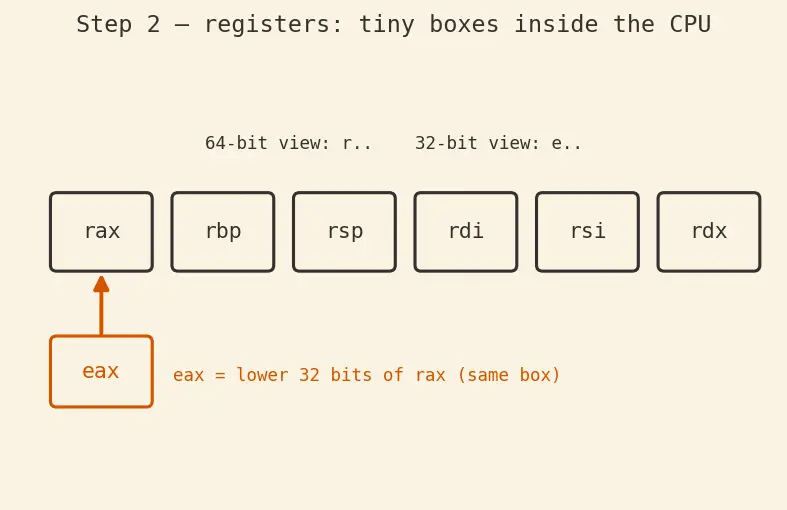 Figure — Disassembly — objdump, reading assembly