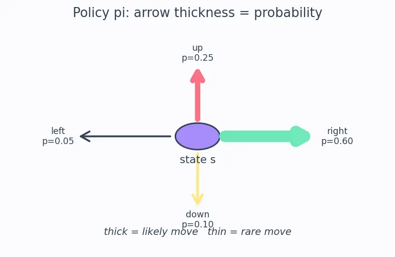 Figure — State-value and action-value functions