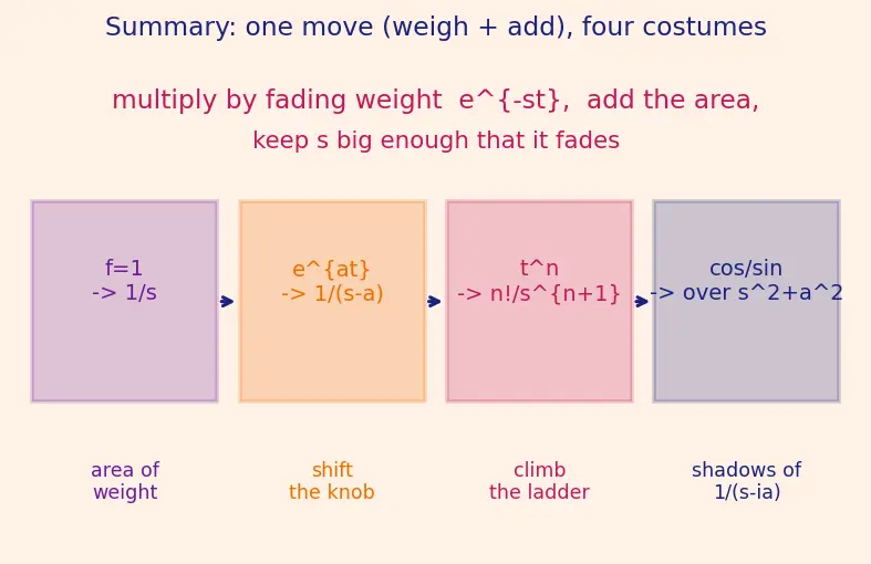 Figure — Transforms of standard functions — proofs