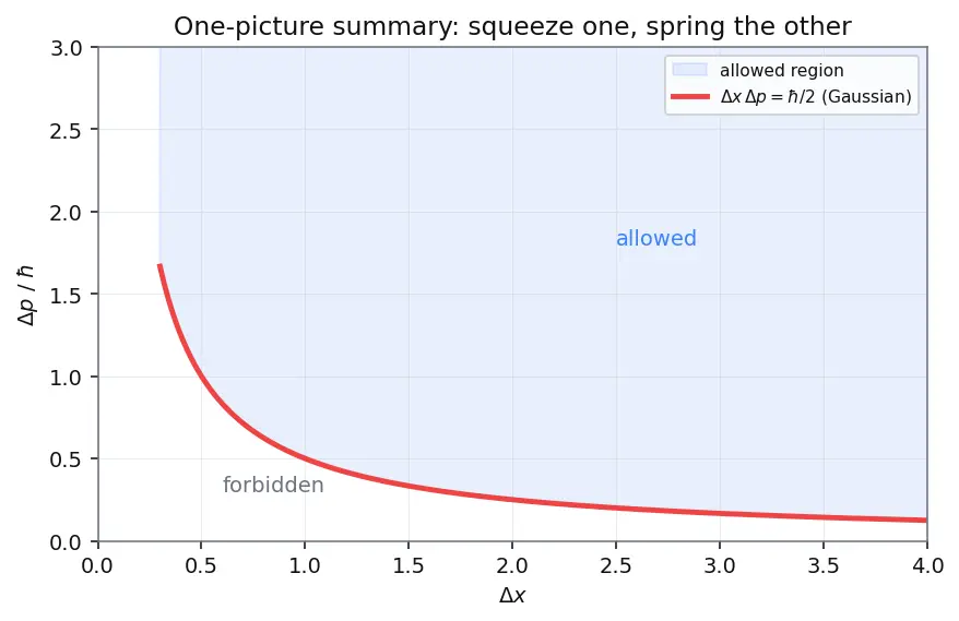 Figure — Heisenberg uncertainty principle — Δx Δp ≥ ℏ - 2, ΔE Δt ≥ ℏ - 2