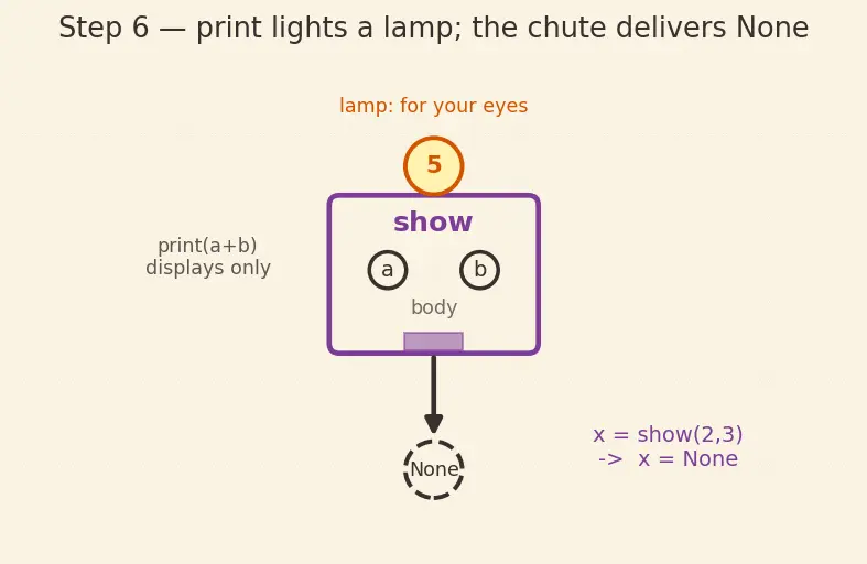 Figure — Functions — def, parameters, return, docstrings