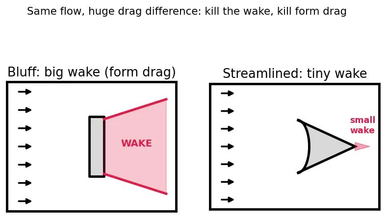 Figure — Drag — pressure (form) drag, skin friction drag