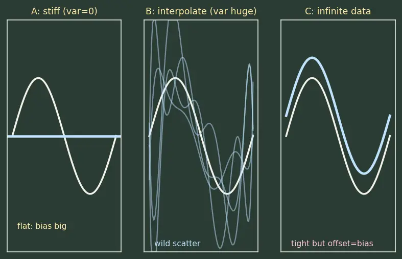 Figure — Bias-variance tradeoff