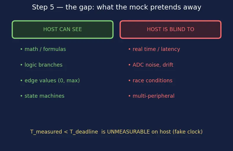 Figure — Software testing in embedded — unit tests on host, HIL testing