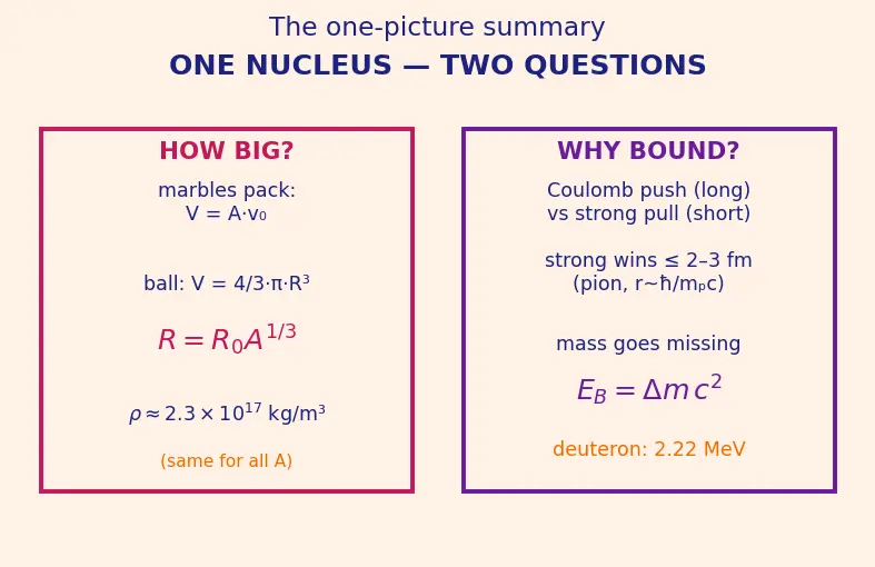 Figure — Nuclear structure — protons, neutrons, nuclear forces