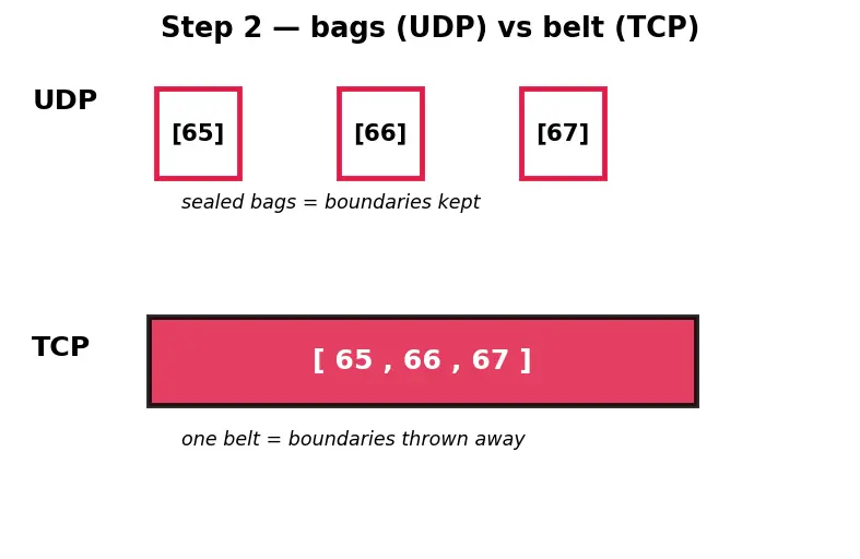 Figure — Socket programming — TCP server - client, UDP server - client in Python