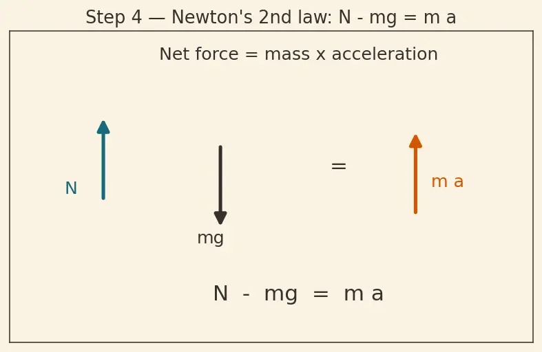 Figure — Weightlessness — true (free fall) vs apparent