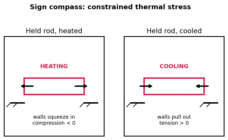 Figure — Thermal analysis — conduction in structures, thermal stress