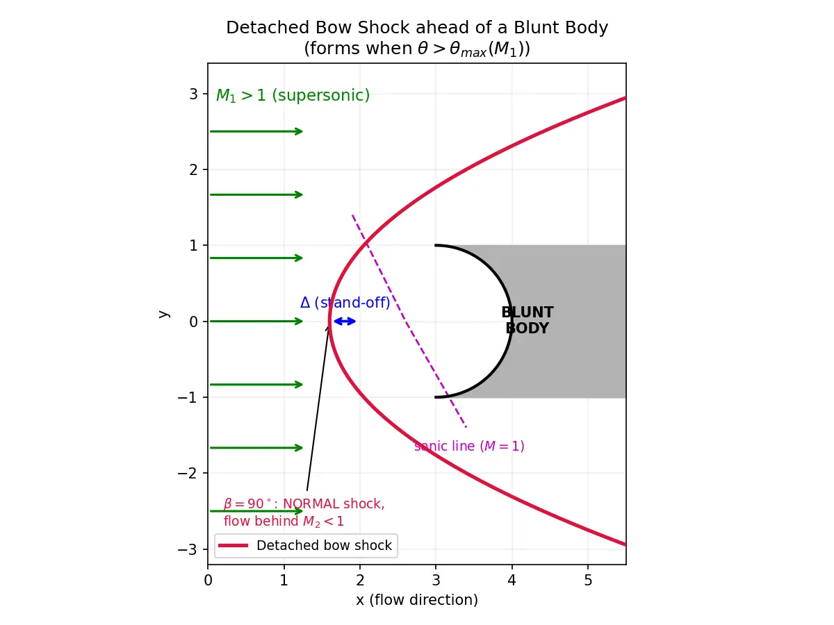 Figure — Detached bow shock