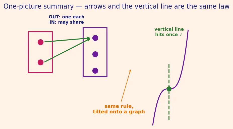 Figure — Concept of a function — input, output, mapping