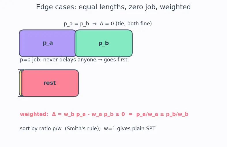 Figure — Greedy — exchange argument proof technique