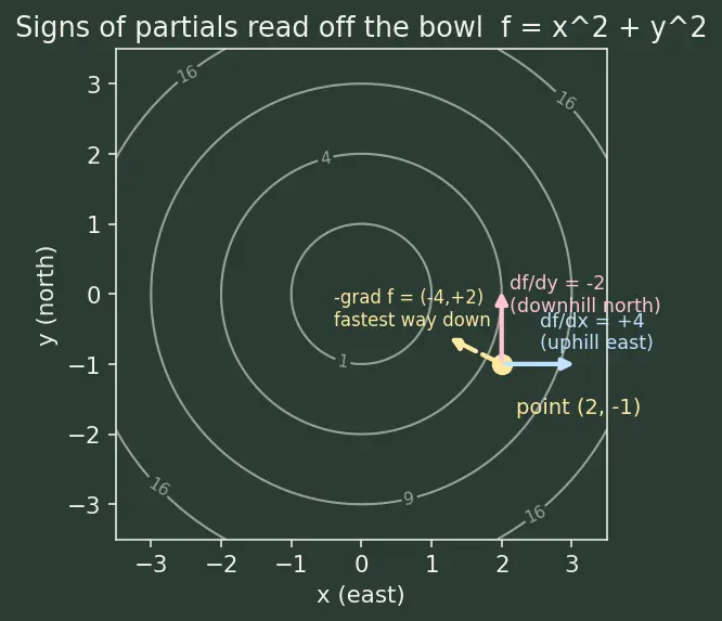 Figure — Partial derivatives