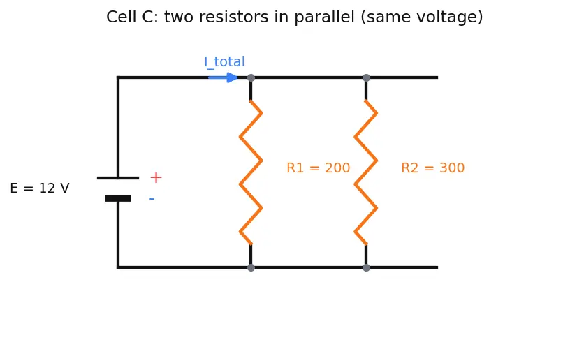 Figure — Read and interpret circuit schematic symbols