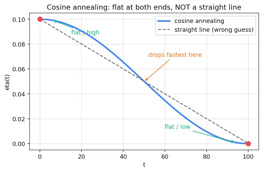 Figure — Learning rate scheduling