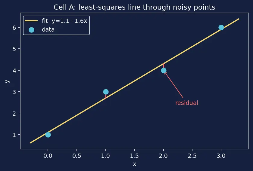 Figure — Normal equation closed-form solution