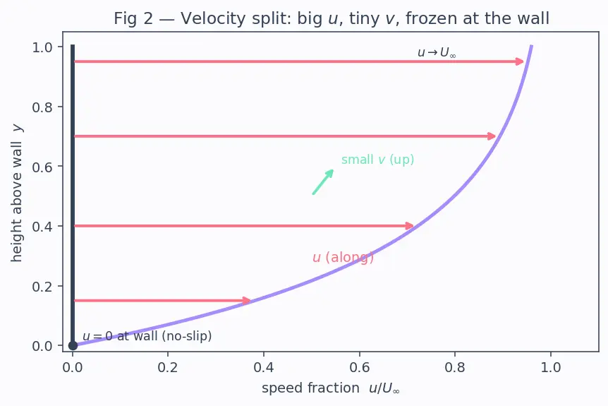 Figure — Blasius solution — exact laminar boundary layer solution