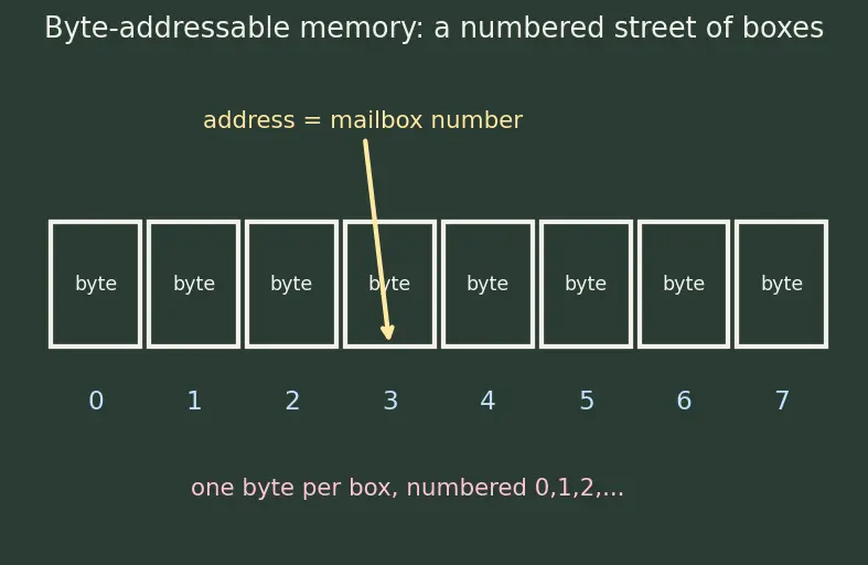 Figure — Cache organization (direct-mapped)