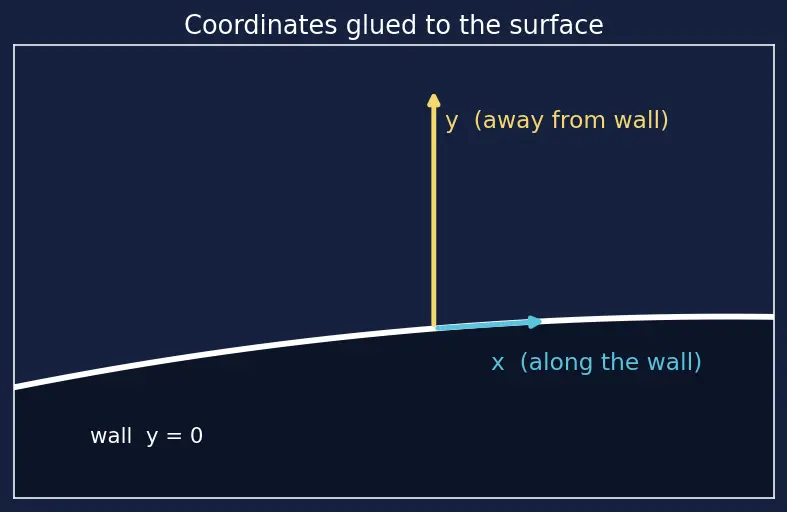 Figure — Boundary layer separation — adverse pressure gradient