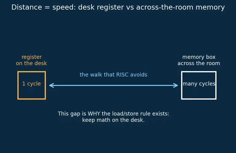 Figure — ISA (Instruction Set Architecture) — RISC vs CISC