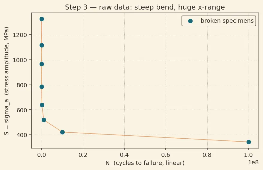 Figure — Fatigue — S-N curves, Miner's rule
