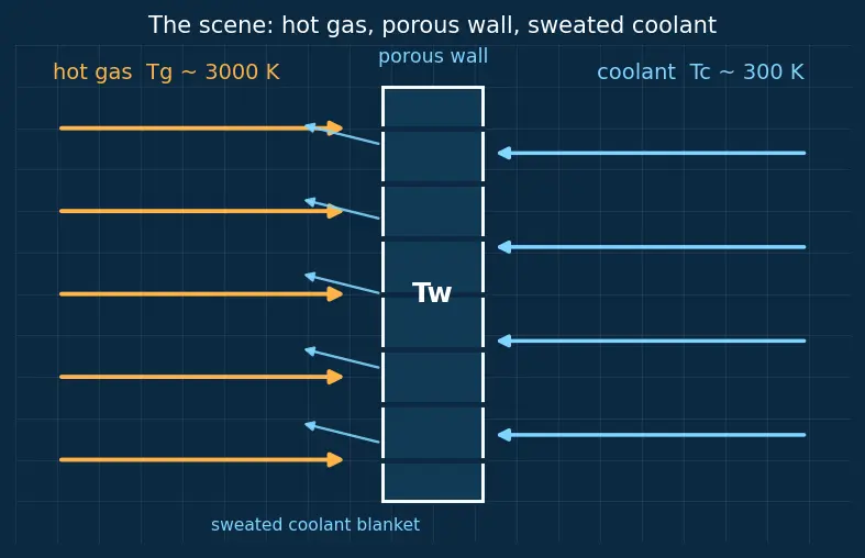 Figure — Transpiration cooling