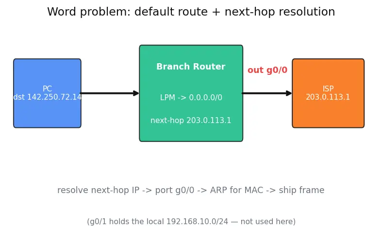 Figure — Routing — forwarding table, routing table