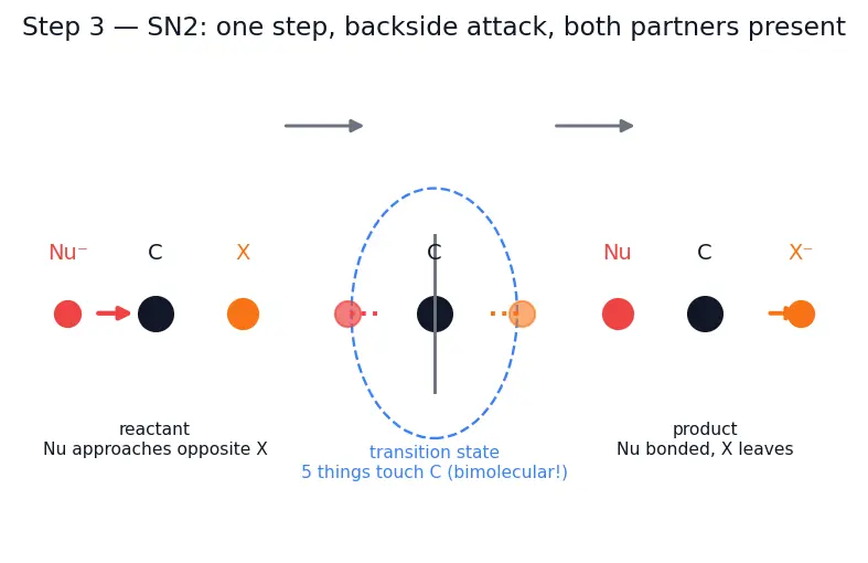 Figure — Alkyl halides — preparation, SN1 vs SN2 (mechanism, kinetics, stereochemistry), E1 vs E2 (mechanism, Zaitsev - Hofmann)