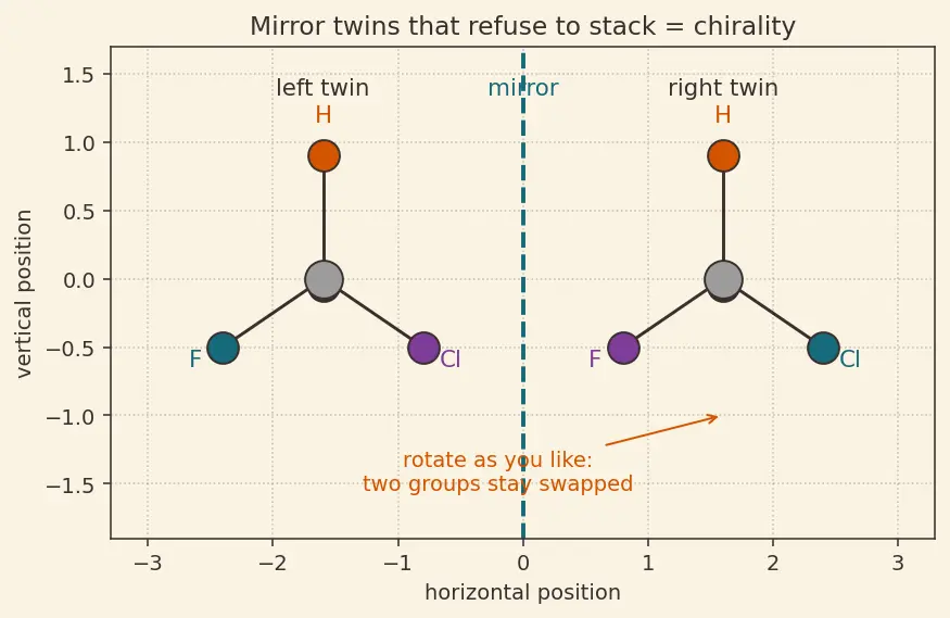 Figure — Chirality — chiral centres, enantiomers, diastereomers, meso compounds