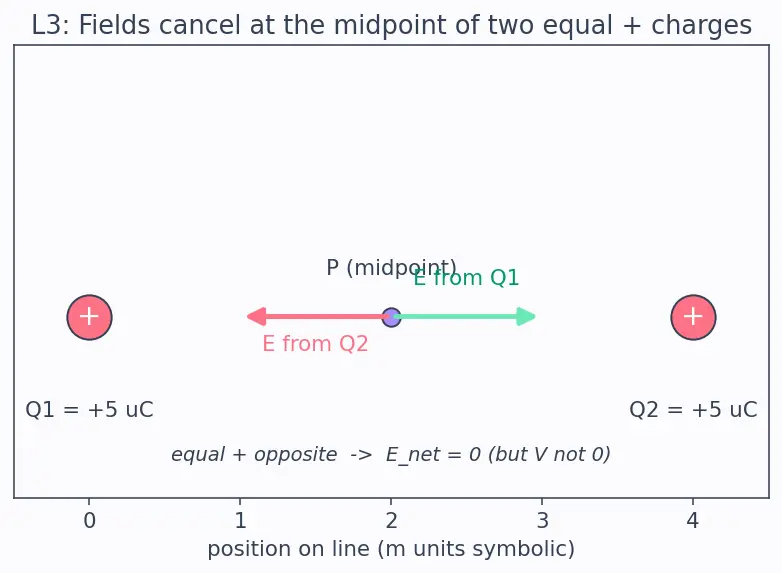 Figure — Define electric field and electric potential
