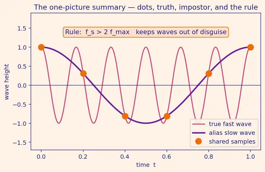 Figure — ADC - DAC — resolution, sampling rate, Nyquist