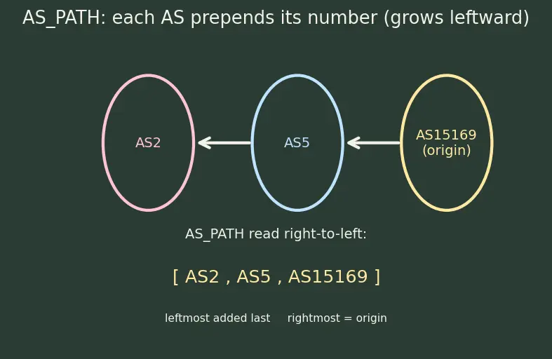 Figure — BGP — path vector, AS, policy routing