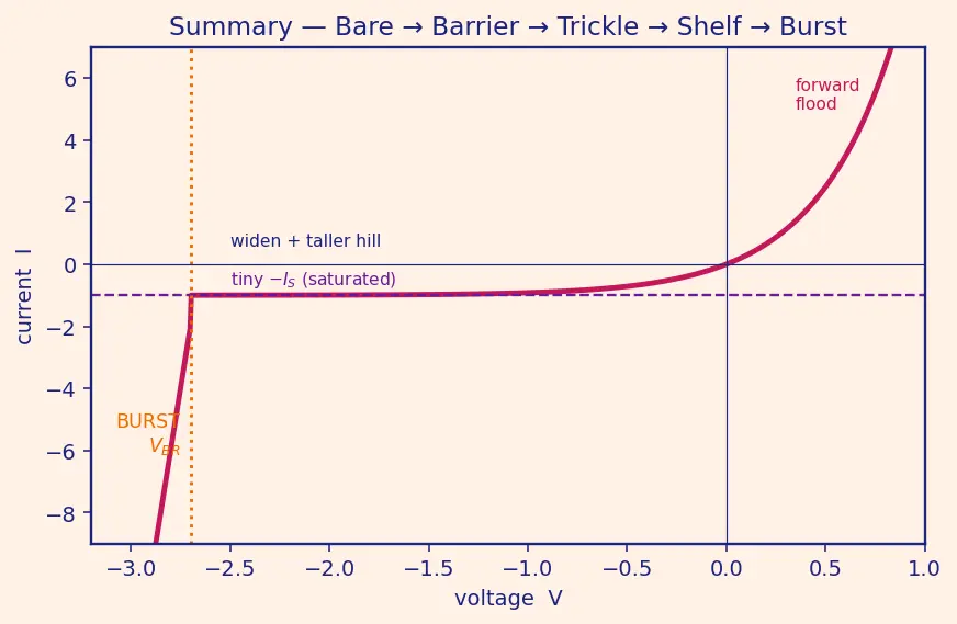 Figure — Reverse bias behavior